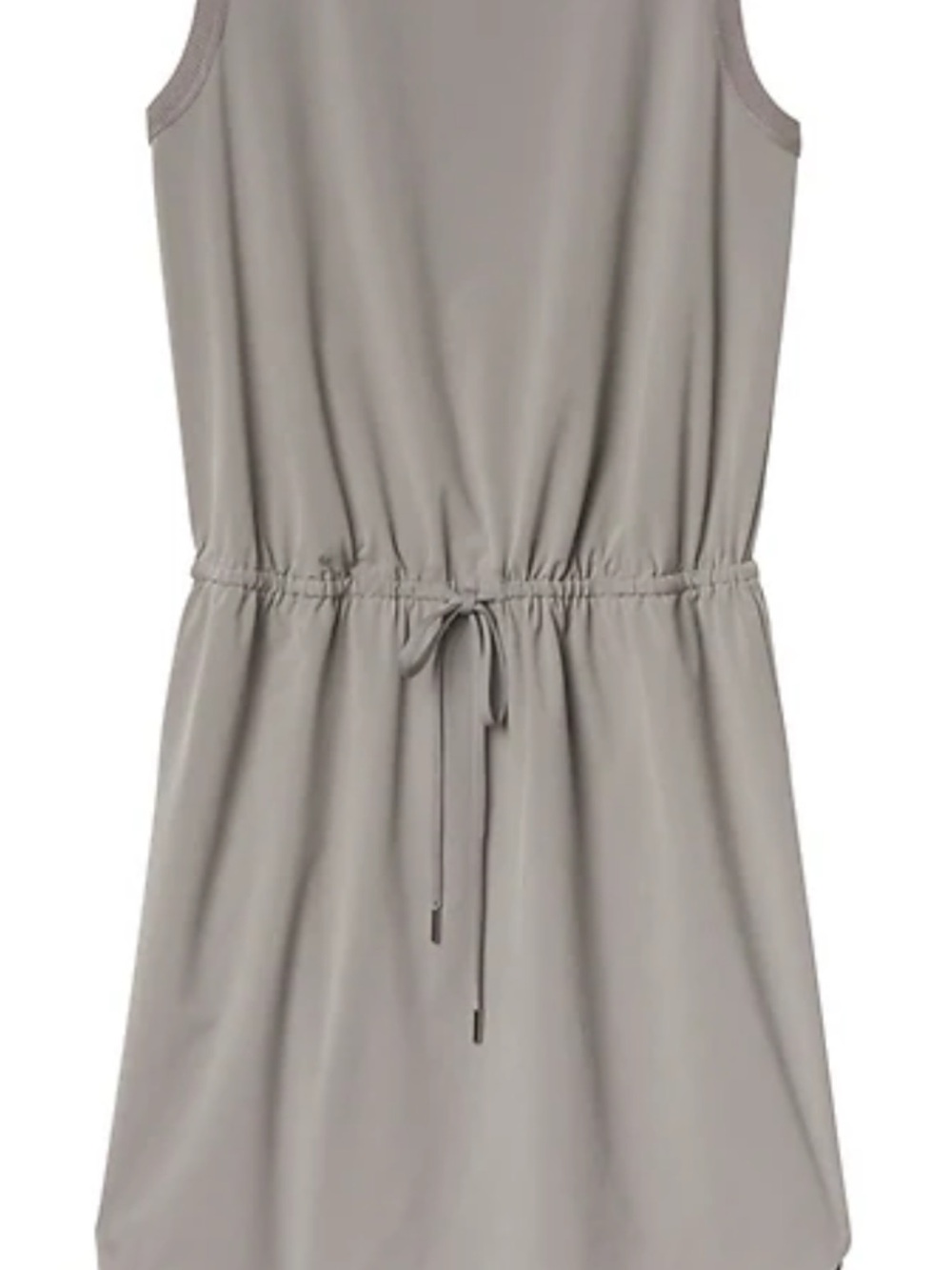 Athleta Sleeveless Drawstring  Dress in dark gray sz M